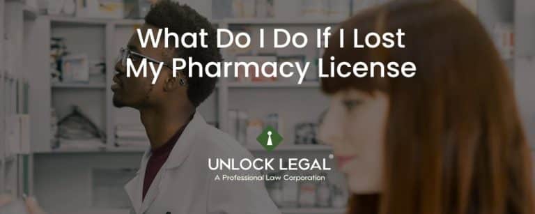 What Do I Do If I Lost My Pharmacy License